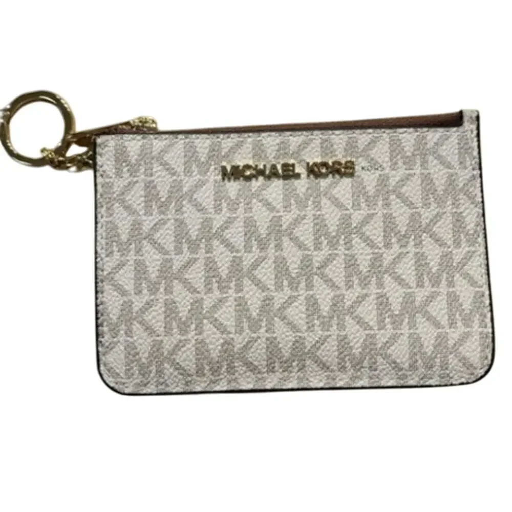 MICHAEL KORS Jet Set Travel Small Signature Logo Coin Purse New w/ Tag MSRP $168